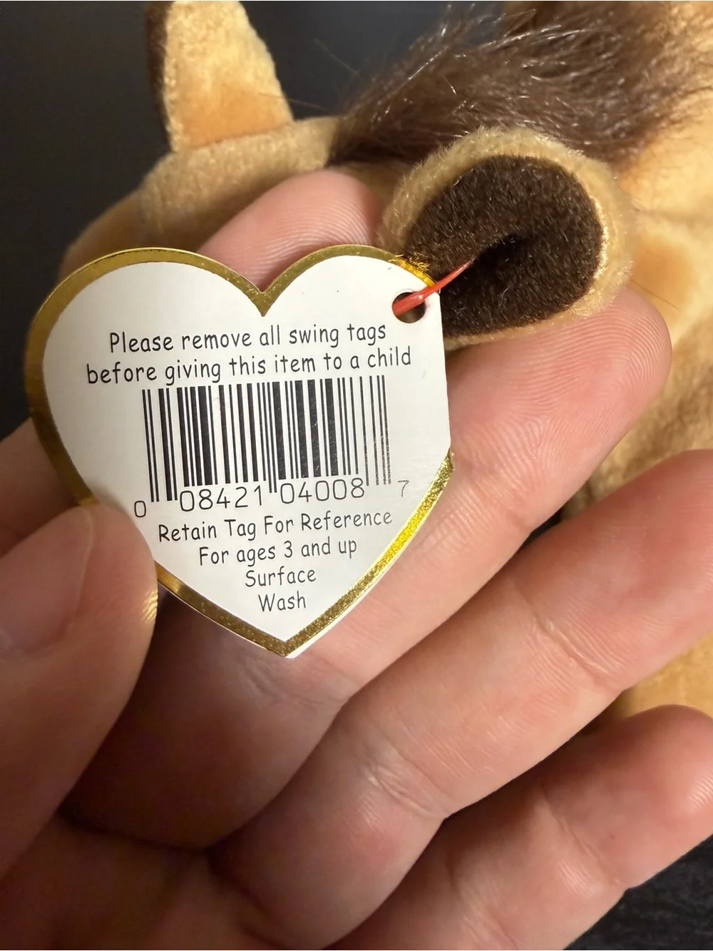 Derby horse Ty beanie baby